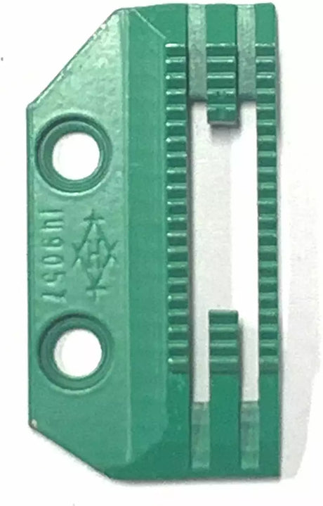 Industrial Sewing Machine Needle Plate Combo Anti-Friction for Glide-On Feed - Fine, Medium, Heavy