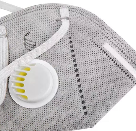 Face Mask Filter Valves Durable ABS for Breathing Comfort - 40mm x 35mm