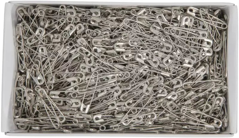 Safety Pins Nickel-Plated Steel Heavy-Duty for Quilting & Crafts - Size #3