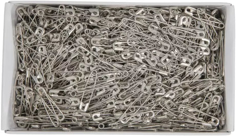 Safety Pins Nickel-Plated Steel Heavy-Duty for Quilting & Crafts - Size #3