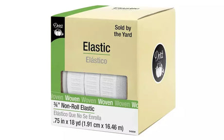 Non-Roll Woven Elastic Durable Elastic for Waistbands & Sewing Projects - Small Roll
