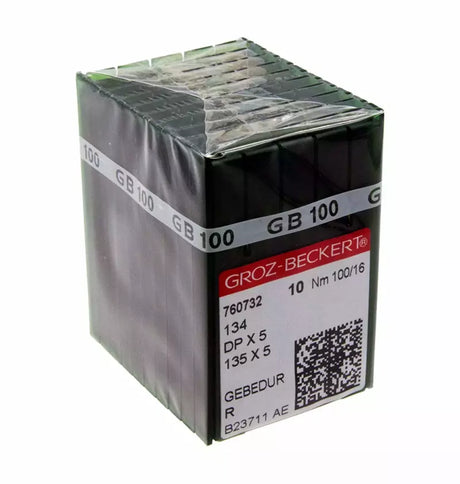 Sewing Machine Needles Groz-Beckert GEBEDUR Titanium Nitride Coated for Lockstitch - 134/DPX5/135X5