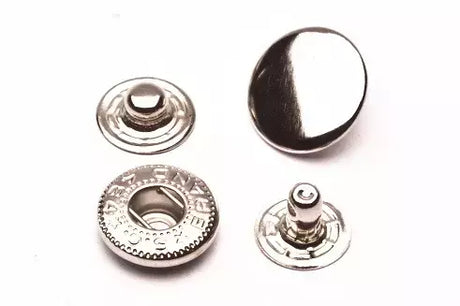 Spring Snaps Iron Durable for Garments & Lightweight Fabrics - 10mm to 15mm