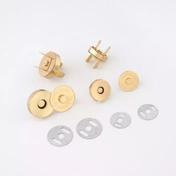 Magnetic Purse Snaps Durable Fasteners for Bags - 14mm & 18mm