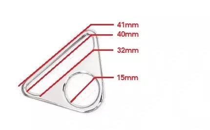 Triangle Metal Buckles Durable Alloy Hardware for Bags & Crafts - 1" to 1-1/2"