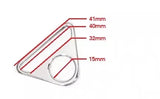 Triangle Metal Buckles Durable Alloy Hardware for Bags & Crafts - 1" to 1-1/2"