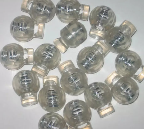 Cord Lock Plastic Ball Style Adjustable for Drawstrings - Assorted Colors
