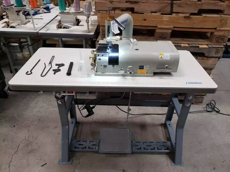 Skiving Machine Industrial Leather Skiving Machine with Table and Servo Motor - Consew DCS-S4