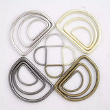 D-Ring Welded Metal Ring Durable Hardware for Bags - 1/2" to 2"