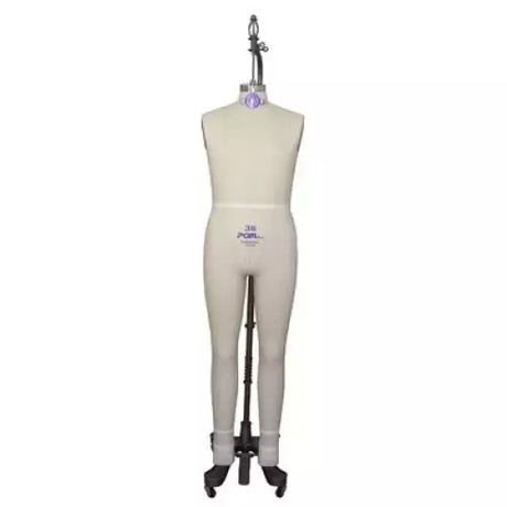 Men's Full Body Dress Form Linen Pinnable for Draping - Industry Pro 608