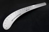 Curve Ruler Aluminum Vary Form Precision for Sewing Pattern Drafting - 12 Inch