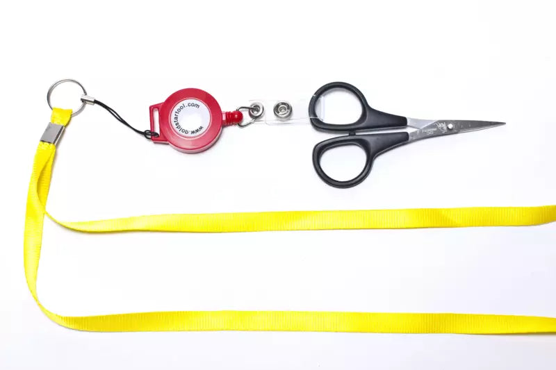 Retractable Tool Reel Whimsical Holder for Scissors and ID Tags