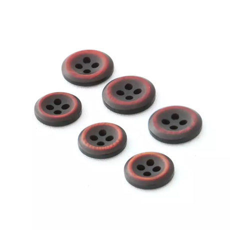 Resin Buttons Durable Stylized Sewing Buttons for Crafts & Garments - 18L/20L