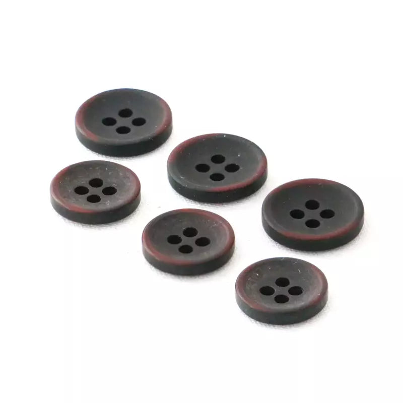 Resin Buttons Durable Stylized Sewing Buttons for Crafts & Garments - 18L/20L