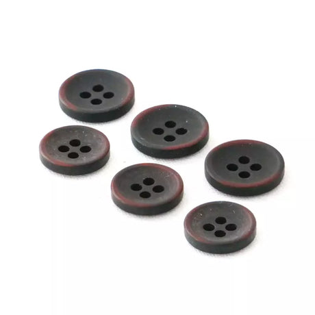 Resin Buttons Durable Stylized Sewing Buttons for Crafts & Garments - 18L/20L