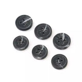Resin Buttons Durable Stylized Sewing Buttons for Crafts & Garments - 18L/20L
