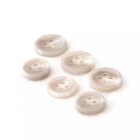 Resin Buttons Durable Stylized Sewing Buttons for Crafts & Garments - 18L/20L