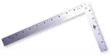 Fairgate Heavy-Duty Aluminum L-Square Ruler for Design & Layout
