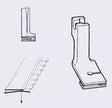 Gathering Presser Foot High Shank for Industrial Sewing Machines - Shirring Tape