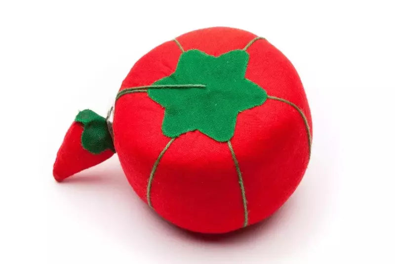 Pin Cushion Tomato with Emery Strawberry for Sewing - 6 to 8 in