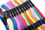 Embroidery Floss 36-Skein Assorted Colors for Cross-Stitch - 8.75 Yards Each
