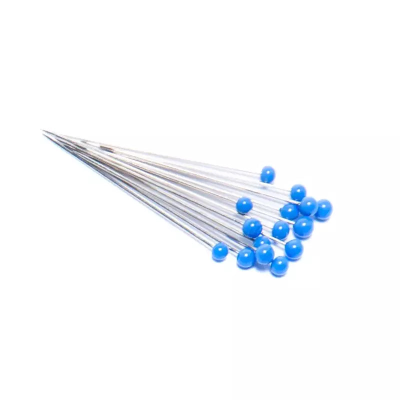 Glass Head Silk Pins Assorted Colors for Sewing & Quilting - 1 1/2 in
