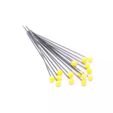 Glass Head Silk Pins Assorted Colors for Sewing & Quilting - 1 1/2 in