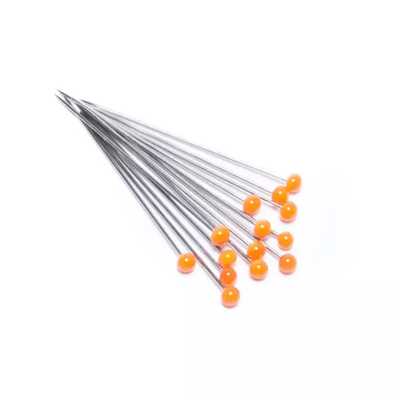 Glass Head Silk Pins Assorted Colors for Sewing & Quilting - 1 1/2 in