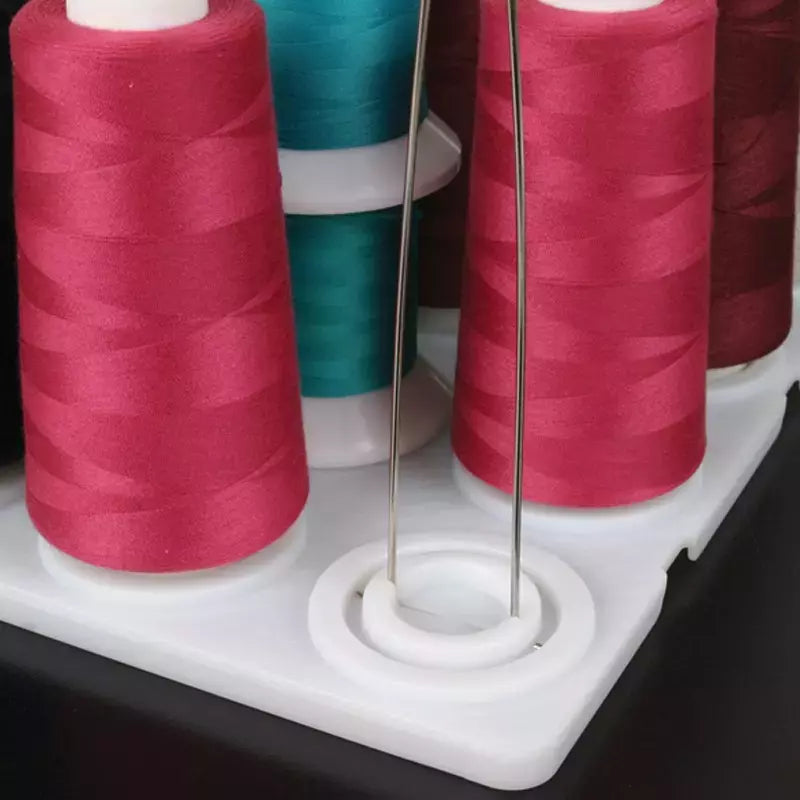Cone Thread Tray Sturdy Storage for Serger Thread Spools - 25 to 50 Spools
