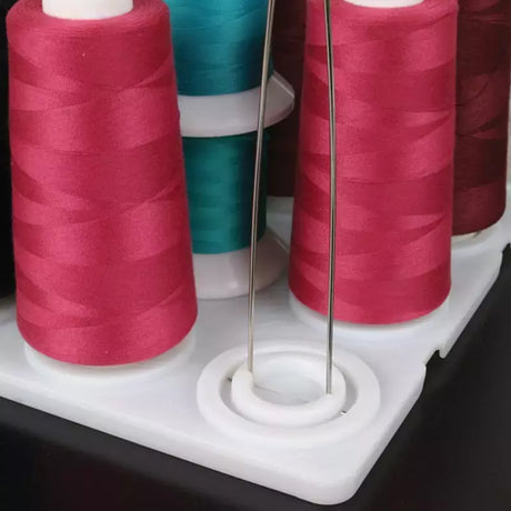 Cone Thread Tray Sturdy Storage for Serger Thread Spools - 25 to 50 Spools