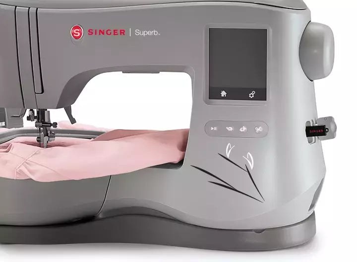 Embroidery Machine Singer Superb EM200 Built-In Needle Threader - 200 Designs