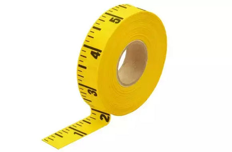 Tape Measure Adhesive Backed Roll - Left-to-Right or Right-to-Left