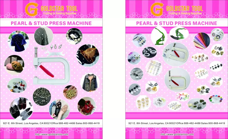 Pearl & Stud Press Machine Manual Precision for Bead and Stud Application