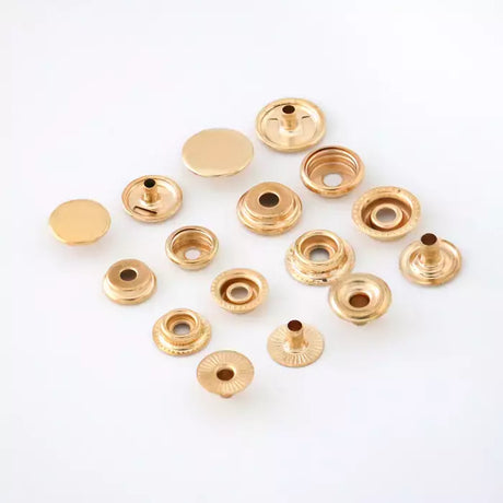 Ring Snaps Heavy-Duty Fasteners for Garments - 12.5mm to 15mm
