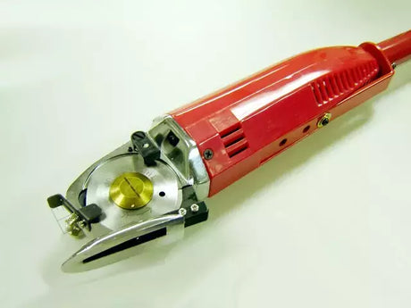 Electric Rotary Cutter Heavy-Duty Fabric Cutting with 24" Long Handle - 2" Blade