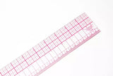 Beveled Ruler Transparent English-Metric Precision for Measuring - 18" C-Thru B95