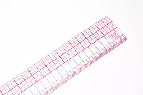 Beveled Ruler Transparent English-Metric Precision for Measuring - 18" C-Thru B95