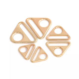 Triangle Metal Buckles Durable Alloy Hardware for Bags & Crafts - 1" to 1-1/2"
