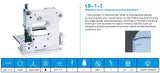 Industrial Sewing Machine Over-Edge Single Needle with Servo Motor - GC-18E
