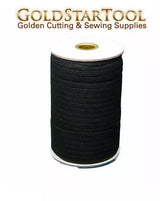 Braided Elastic Polyester Rubber Durable Sewing Elastic for Waistbands & Masks - 1/8" to 1/2"