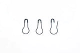 Bulb Safety Pins Heavy-Duty 22mm x 0.65mm - Gold, Silver, Black