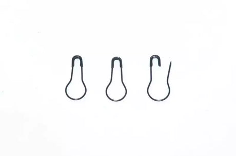 Bulb Safety Pins Heavy-Duty 22mm x 0.65mm - Gold, Silver, Black