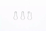 Bulb Safety Pins Heavy-Duty 22mm x 0.65mm - Gold, Silver, Black