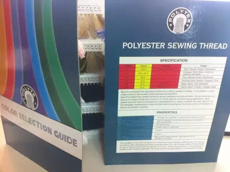 Thread Color Chart Fold-Out Book with 400 Samples
