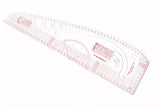 Cutting-Out Ruler Metric Versatile Pattern Tool - 45cm x 10cm