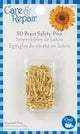 Brass Safety Pins Rust-Resistant Assorted Sizes #00 & #0 for Quilting - Dritz