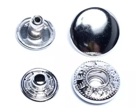 Spring Snaps Double Cap Durable Finish for Reversible Garments - 12.5mm / 15mm