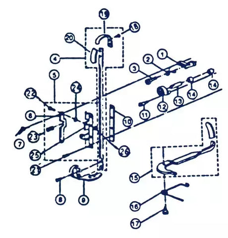 Presser Foot Shoe Industrial Cutting Machine Part for Eastman - 68C1-192
