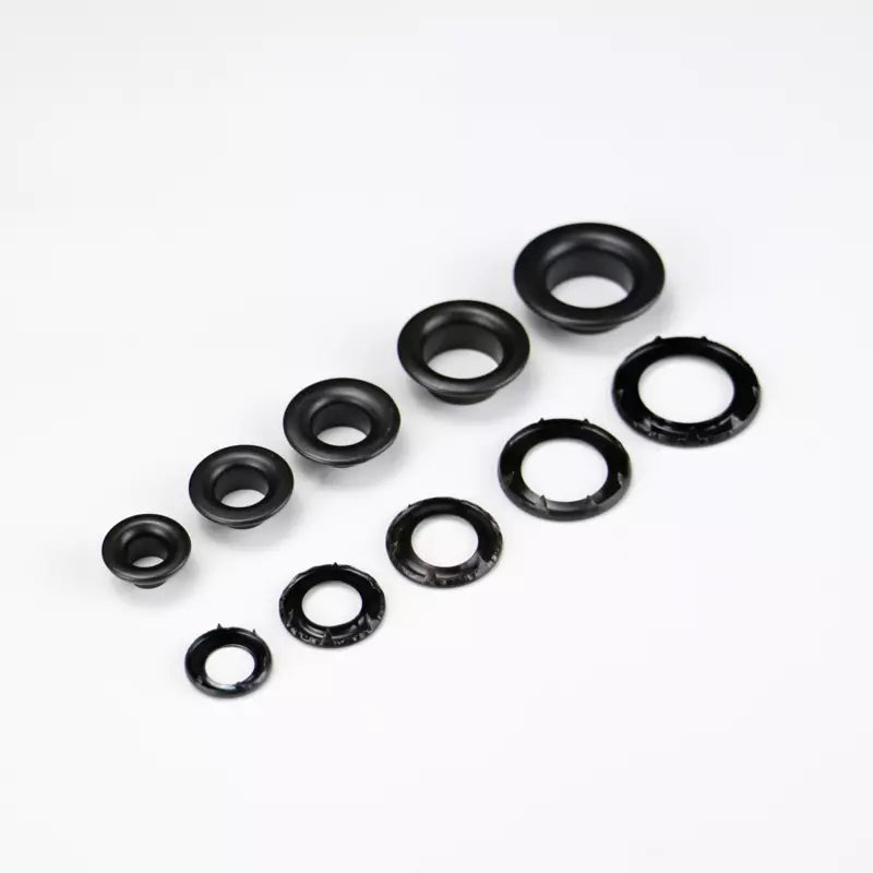 Rolled Rim Grommets Heavy-Duty with Spur Washers for Leather & Webbing - Size 1
