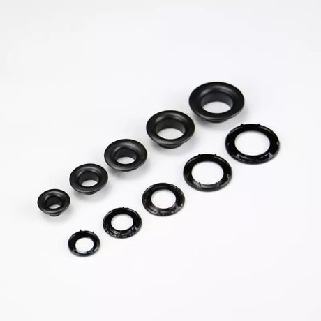 Rolled Rim Grommets Heavy-Duty with Spur Washers for Leather & Webbing - Size 1